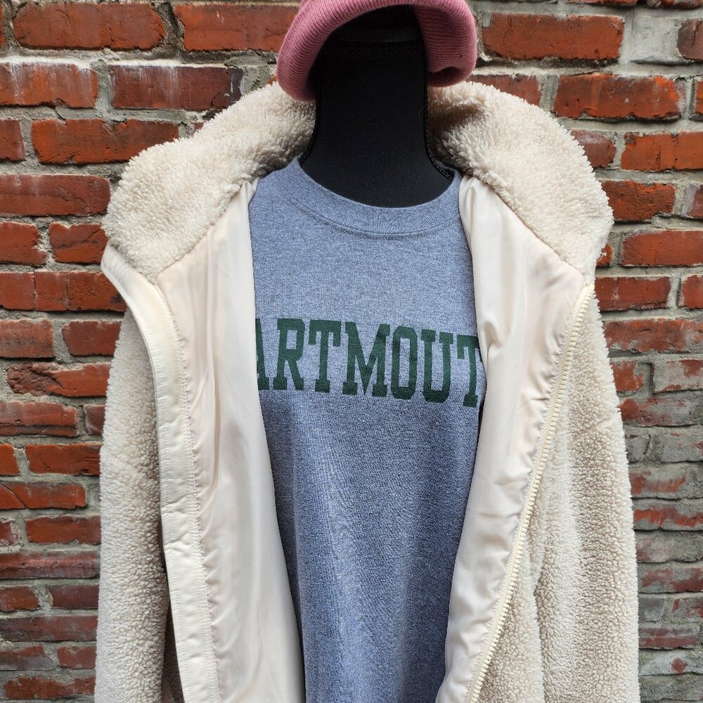 Cozy Off-White Fleece Coat